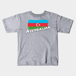 Azerbaijan flag Kids T-Shirt